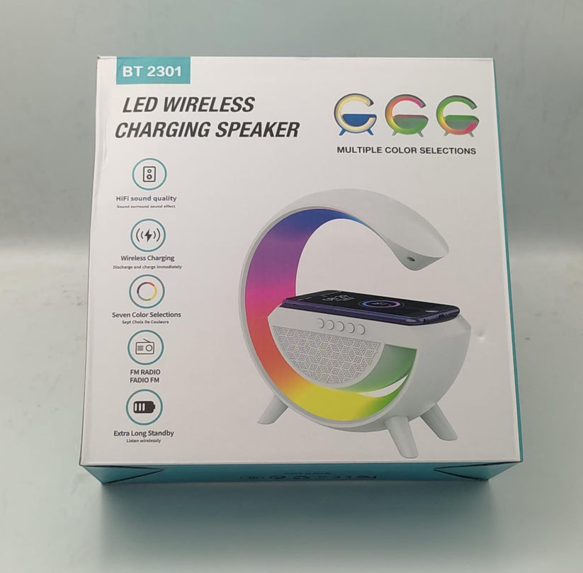 Led Wireless Charger and Speaker