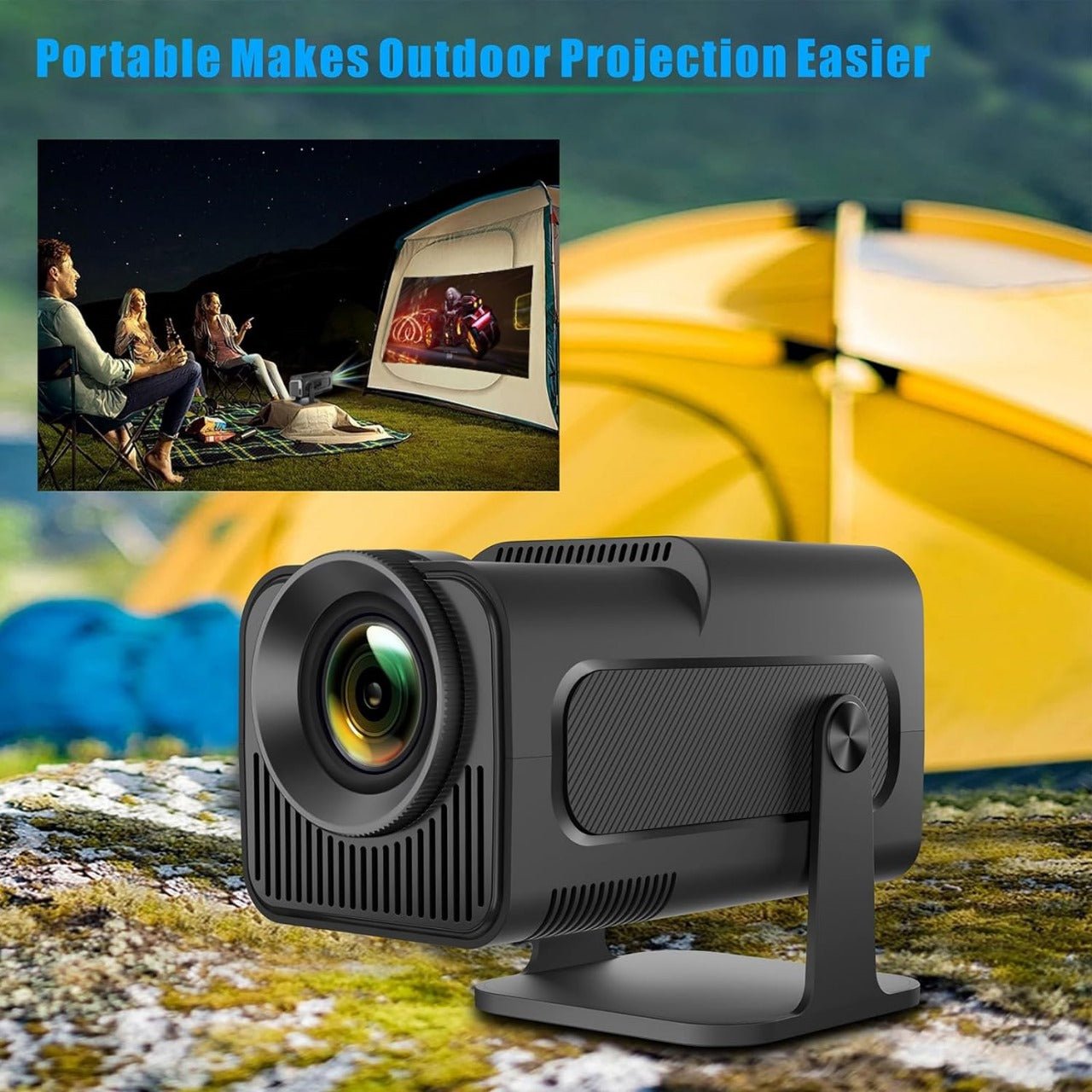 Smart mini square projector