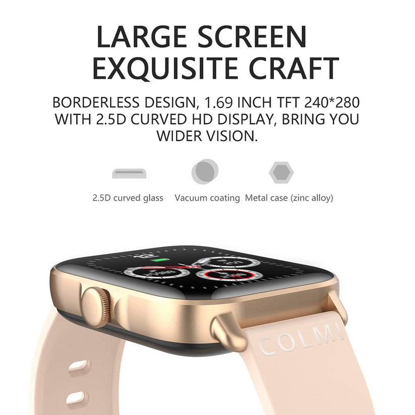 Waterproof full screen smartwatch